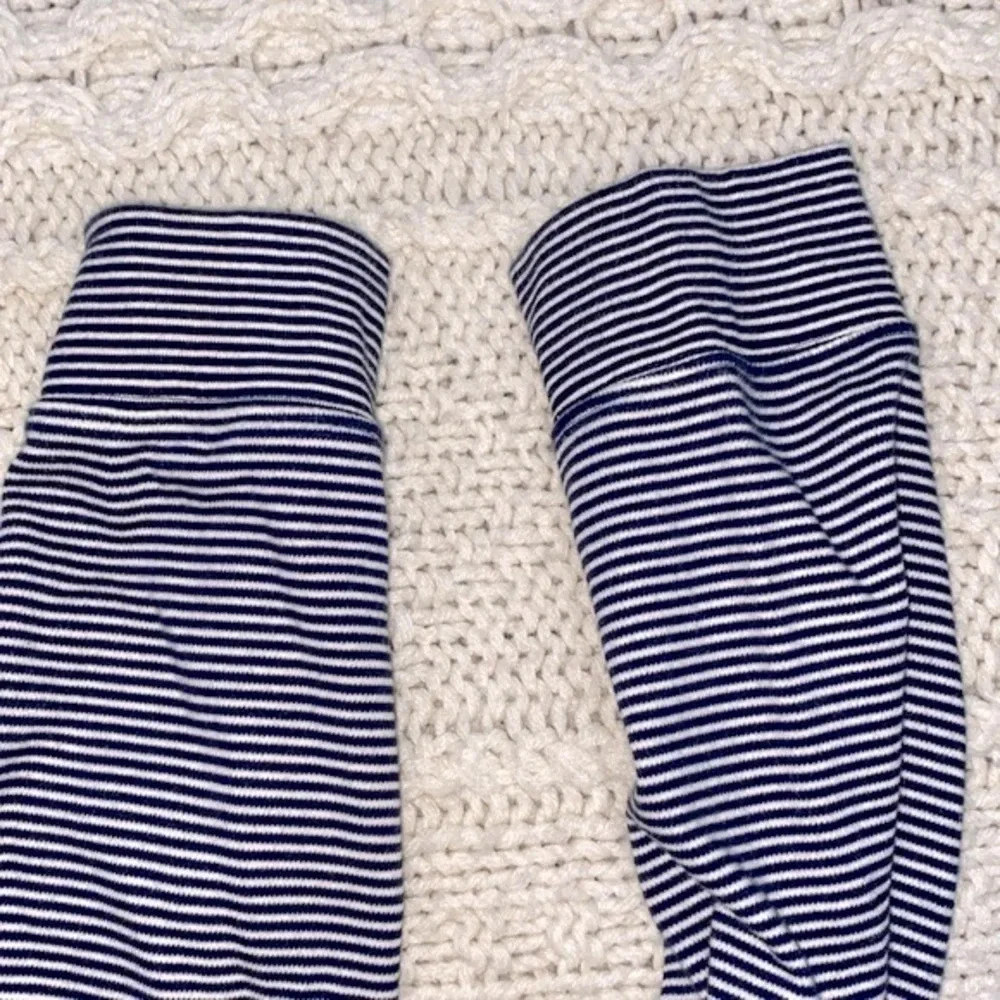 LL Bean striped turtleneck size large regular